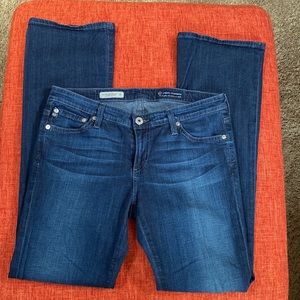 AG Adriano Goldschmied Y2K Low Rise Bootcut Blue Jeans